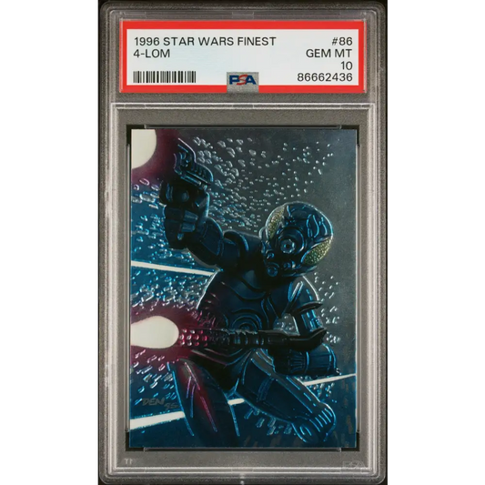 1996 STAR WARS FINEST 4-LOM #86 - PSA 10 - Graded Star Wars Cards 8