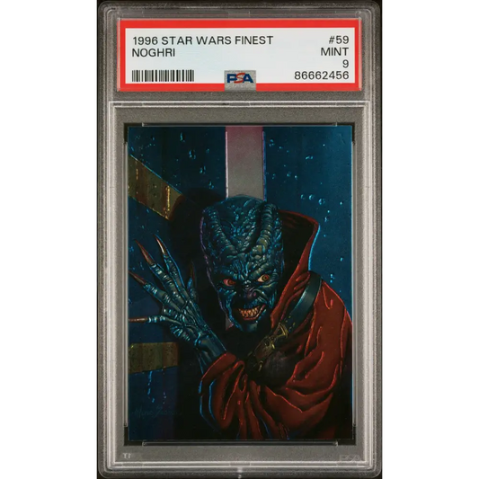 1996 STAR WARS FINEST NOGHRI #59 - PSA 9 - Graded Star Wars Cards 9