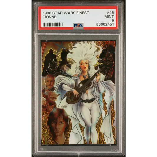 1996 STAR WARS FINEST TIONNE #45 - PSA 9 - Graded Star Wars Cards 9