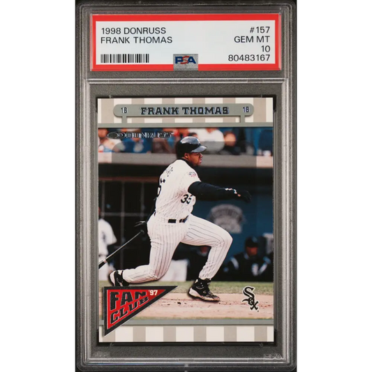 1998 DONRUSS FRANK THOMAS #157 - PSA 10 - Graded Sports Cards PSA 10