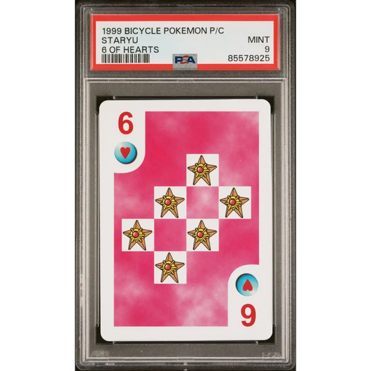 1999 BICYCLE POKEMON PLAYING CARDS STARYU - PSA 9 - Graded Pokémon PSA 9