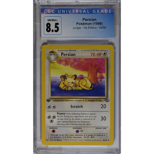 1999 Jungle - 1st Edition #42/64 Persian CGC 8.5