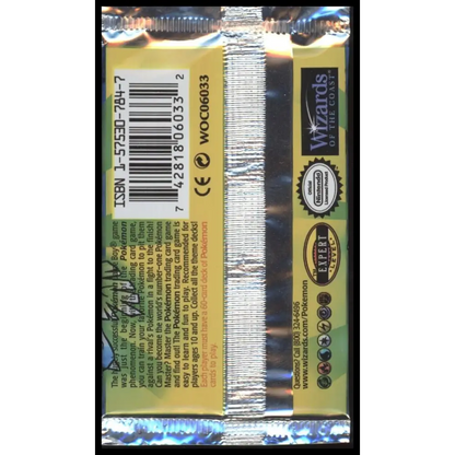1999 Pokémon Base Set Booster Packs - Set of 3 - Full Art Set