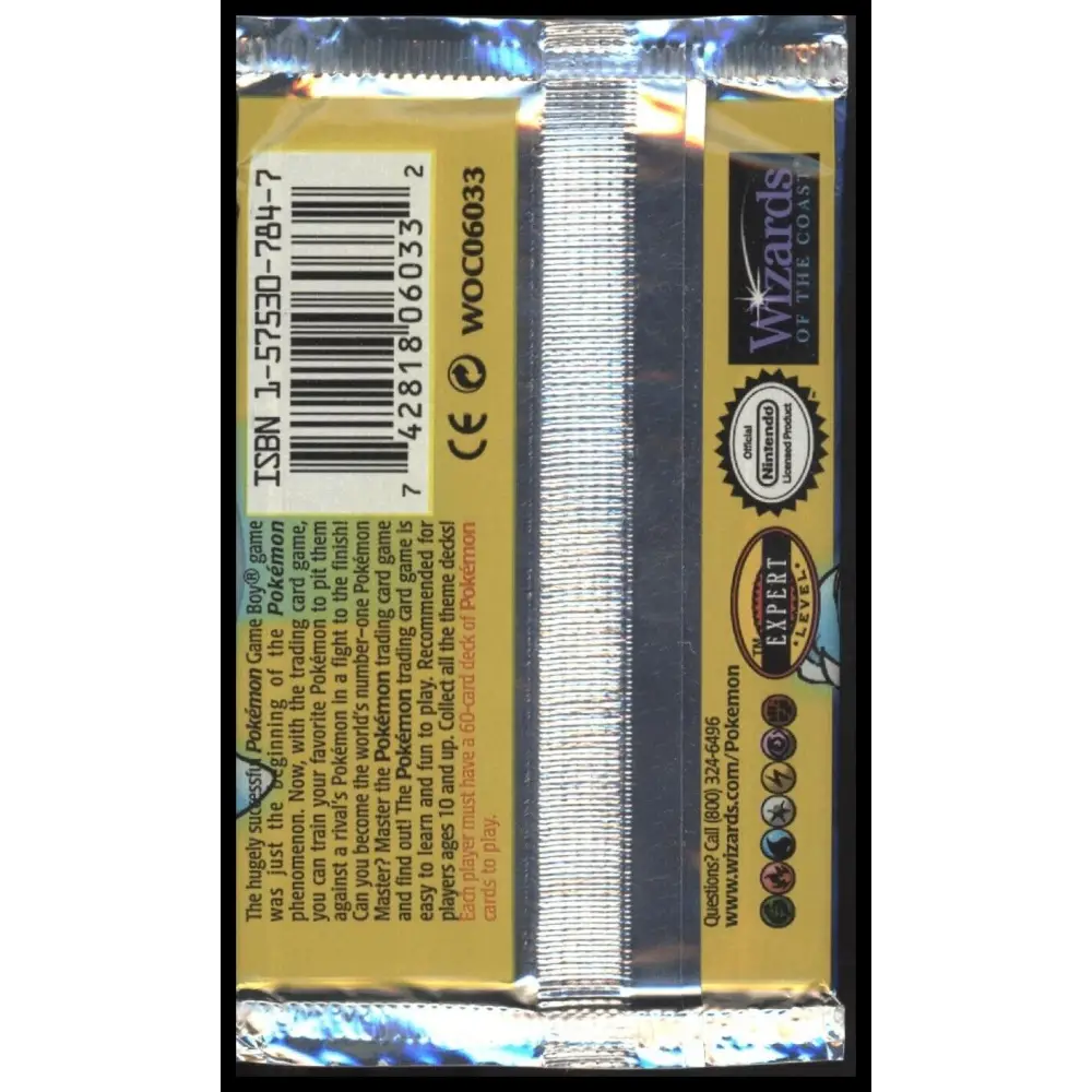 1999 Pokémon Base Set Booster Packs - Set of 3 - Full Art Set