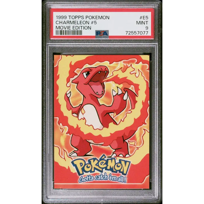 1999 Topps Pokemon The Movie Edt #E5 Charmeleon #5 Movie Edition PSA 9