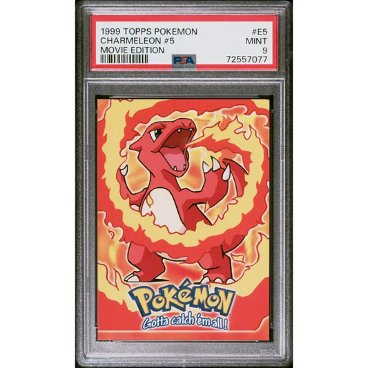 1999 Topps Pokemon The Movie Edt #E5 Charmeleon #5 Movie Edition PSA 9