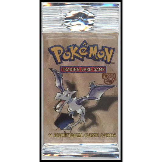 1999 WOTC Pokemon Fossil Unlimited Aerodactyl Booster Pack
