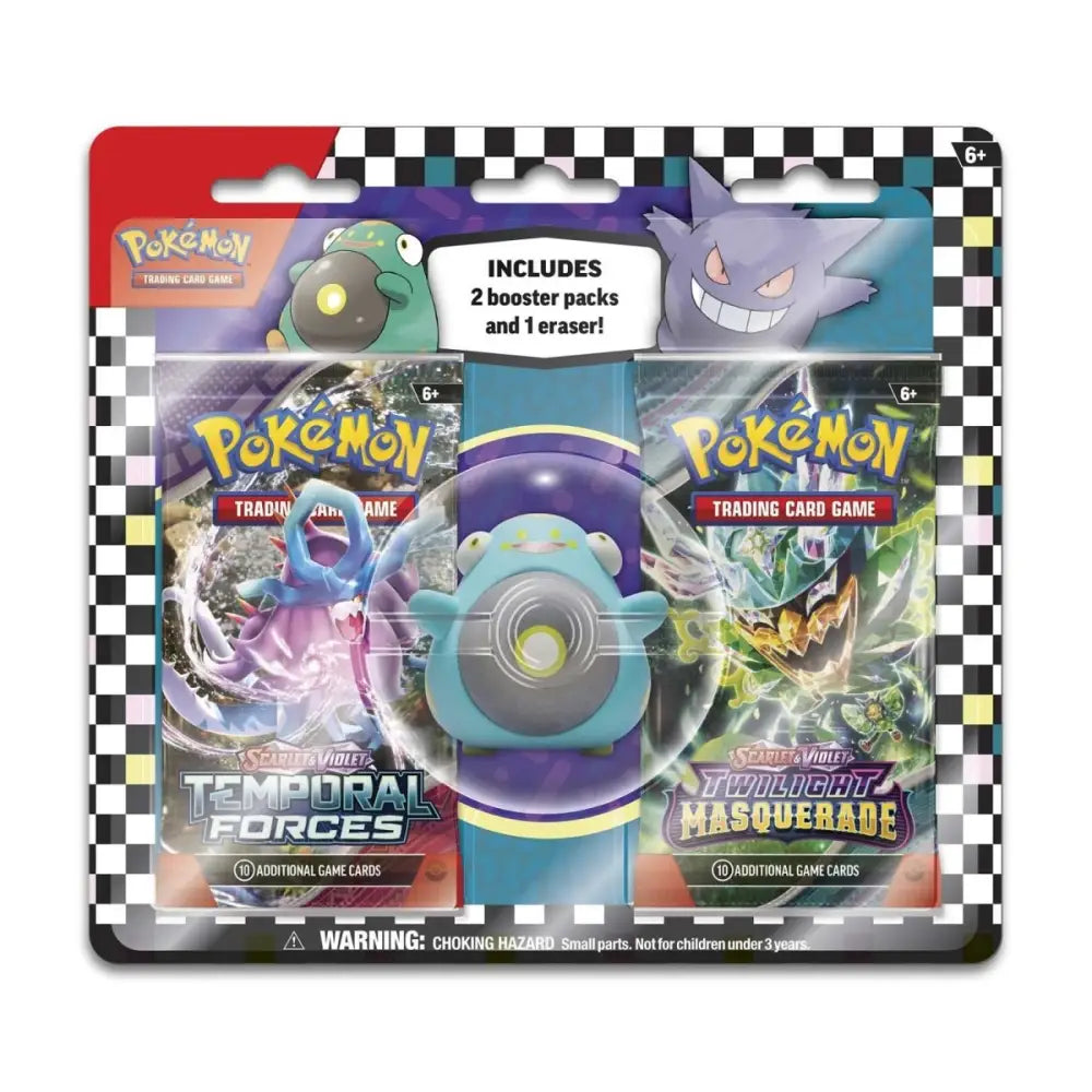 2 Booster Packs & Bellibolt Eraser