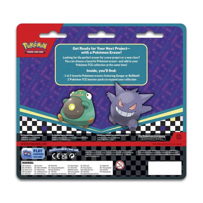 2 Booster Packs & Gengar Eraser