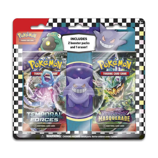 2 Booster Packs & Gengar Eraser