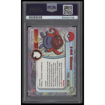 2000 Topps Chrome Pokemon T.V. #44 Gloom Pokemon T.V. PSA 10