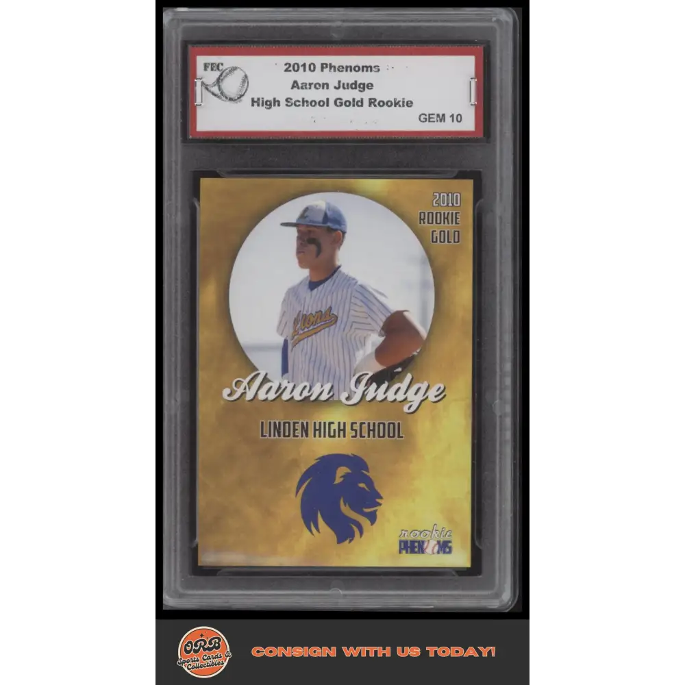 2010 Phenoms Aaron Judge Rookie Gold - Trading Card