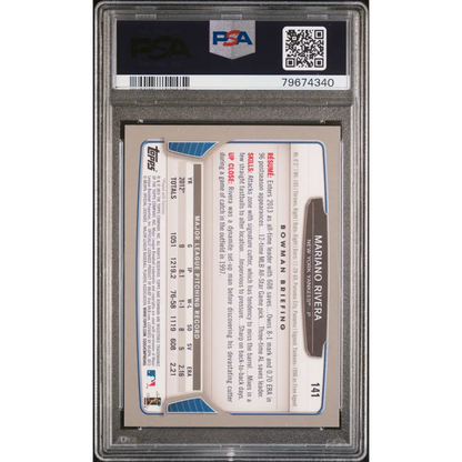 2013 BOWMAN MARIANO RIVERA #141 - PSA 10 - Graded Sports Cards PSA 10