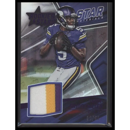 2015 Panini Rookies & Stars Teddy Bridgewater Longevity Star Materials #/50