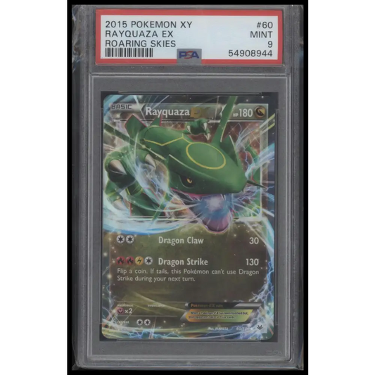 2015 Pokemon Xy Roaring Skies #60 Rayquaza Ex Roaring Skies PSA 9