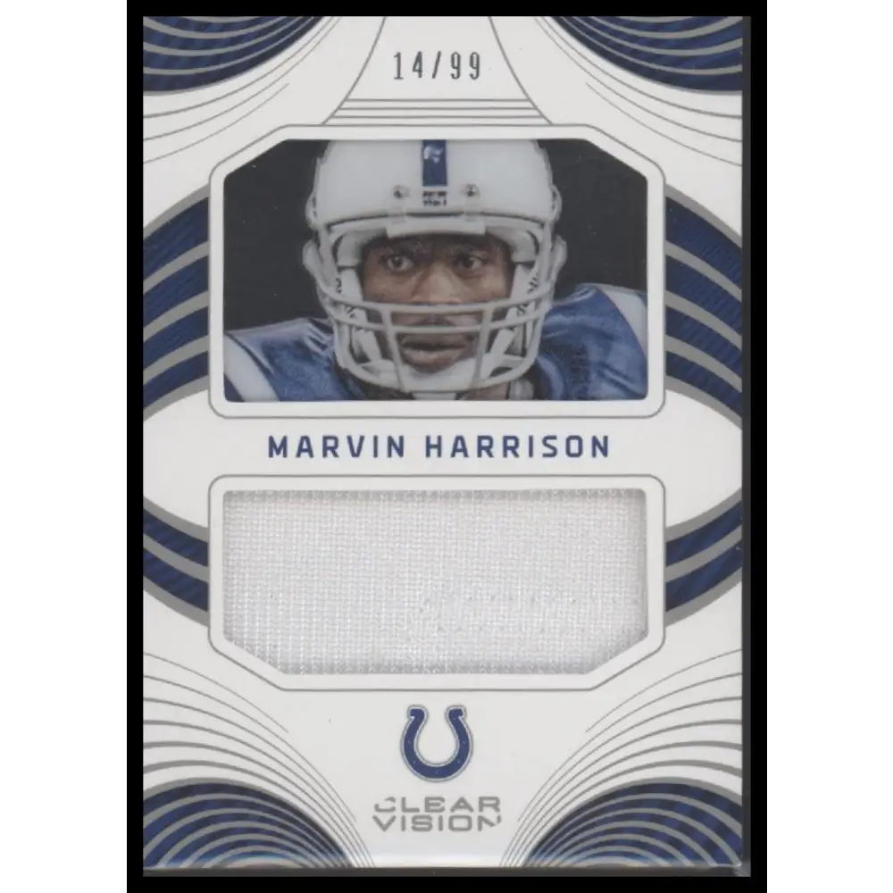 2016 Panini Clear Vision #18 Marvin Harrison Clear Vision Jersey #/99
