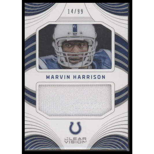 2016 Panini Clear Vision #18 Marvin Harrison Clear Vision Jersey #/99