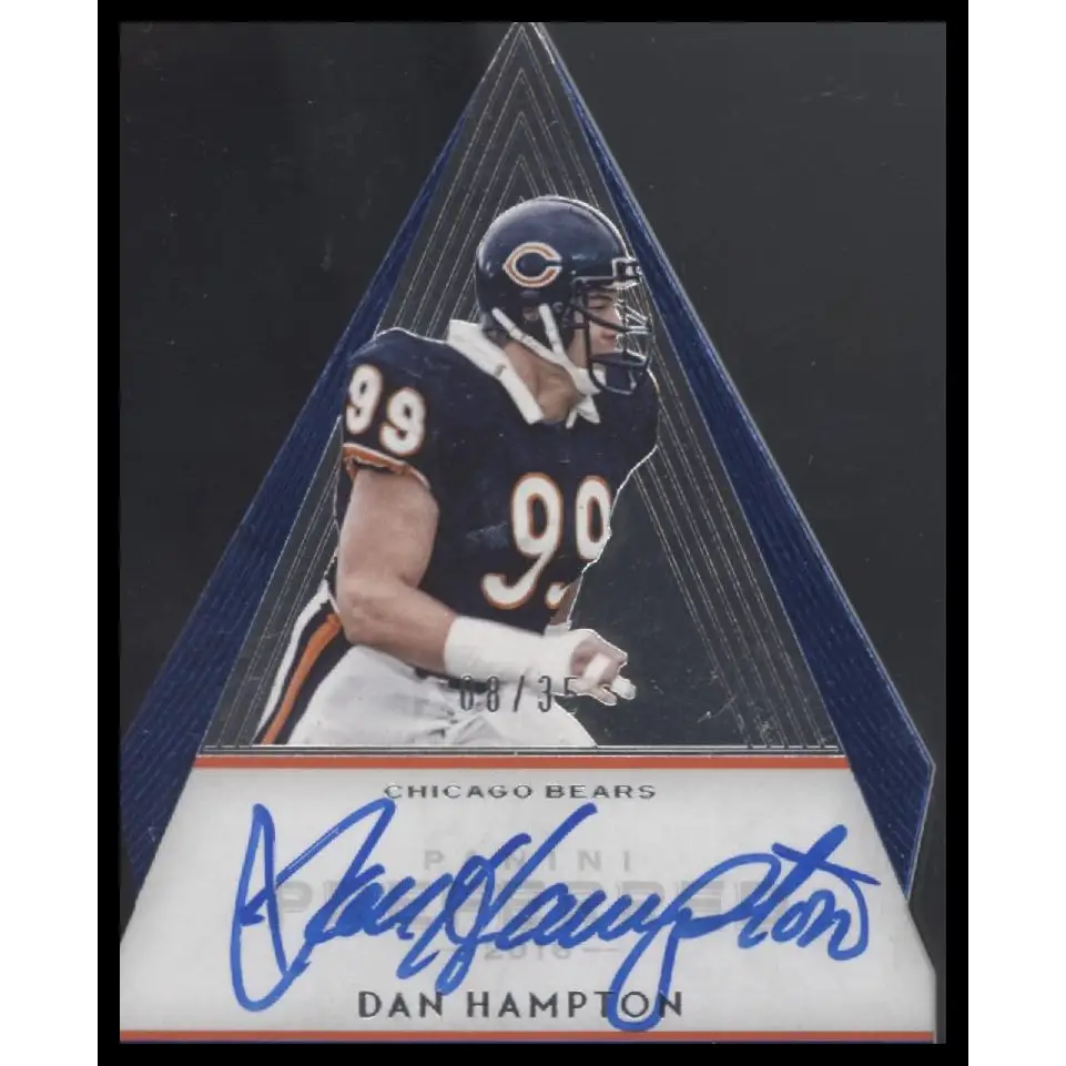 2016 Panini Preferred #116 Dan Hampton Blue #/35