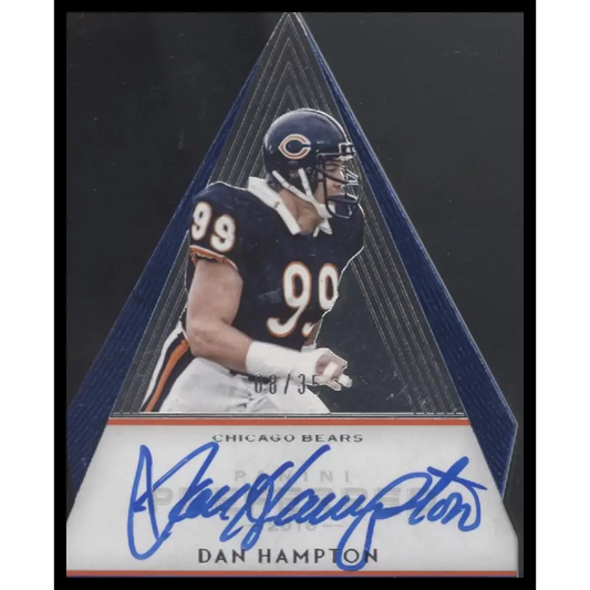 2016 Panini Preferred #116 Dan Hampton Blue #/35