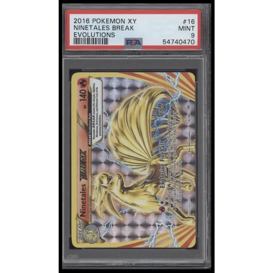 2016 Pokemon Xy Evolutions #16 Ninetales Break Evolutions PSA 9