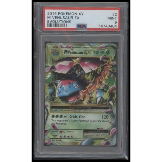 2016 Pokemon Xy Evolutions #2 M Venusaur Ex Evolutions PSA 9