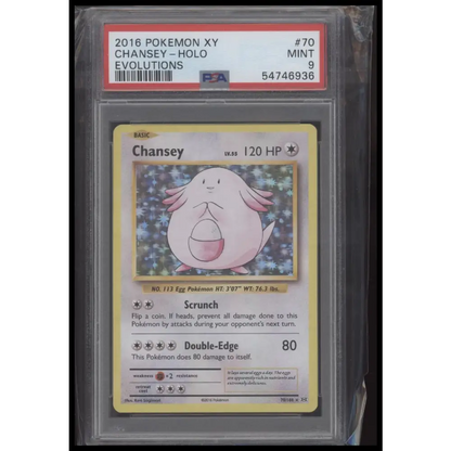 2016 Pokemon Xy Evolutions #70 Chansey-Holo Evolutions PSA 9