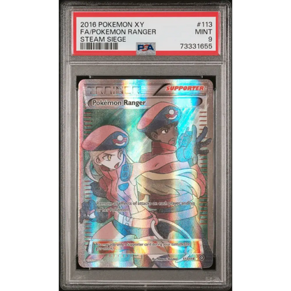 2016 Pokemon Xy Steam Siege #113 Fa/Pokemon Ranger Steam Siege PSA 9