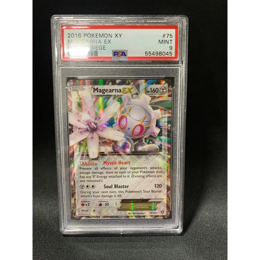 2016 POKEMON XY STEAM SIEGE MAGEARNA EX #75 - PSA MINT 9 - Graded Pokémon PSA 9