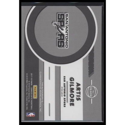 2017-18 Donruss Optic #FB-AGM Artis Gilmore Fast Break Signatures