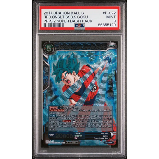 2017 DRAGON BALL SUPER RPD.ONSLT.SSB.S.GOKU #P-022 - PSA 9 - Graded DBZ PSA 9