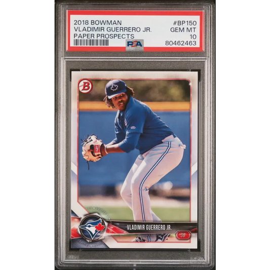 2018 BOWMAN PAPER PROSPECTS VLADIMIR GUERRERO JR. #BP150 - PSA 10 - Graded Sports Cards PSA 10
