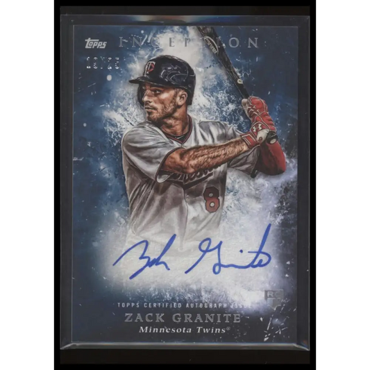 2018 Topps Inception Zack Granite Rookie and Emerging Stars Autographs Blue #/25