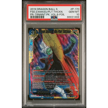2019 DRAGON BALL SUPER FSD.ZAMASU/PLT.THCKN. #P-170 - PSA 10 - Graded DBZ PSA 10