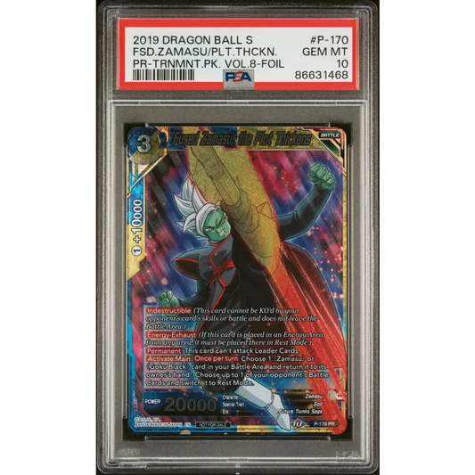 2019 DRAGON BALL SUPER FSD.ZAMASU/PLT.THCKN. #P-170 - PSA 10 - Graded DBZ PSA 10