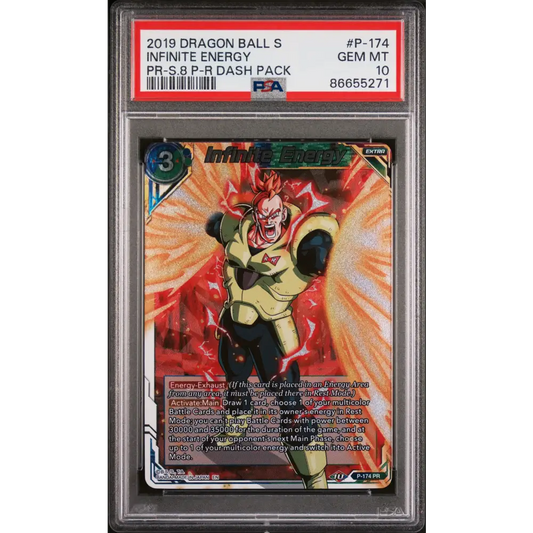 2019 DRAGON BALL SUPER INFINITE ENERGY #P-174 - PSA 10 - Graded DBZ PSA 10