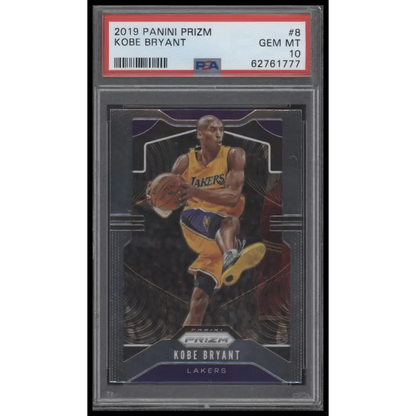 2019 Panini Prizm #8 Kobe Bryant PSA 10