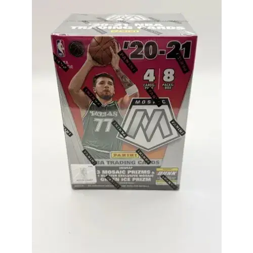 2020-21 Panini Mosaic NBA Basketball Blaster Box FANATICS EXCLUSIVE GREEN ICE