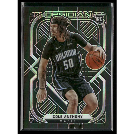 2020-21 Panini Obsidian #156 Cole Anthony Electric Etch