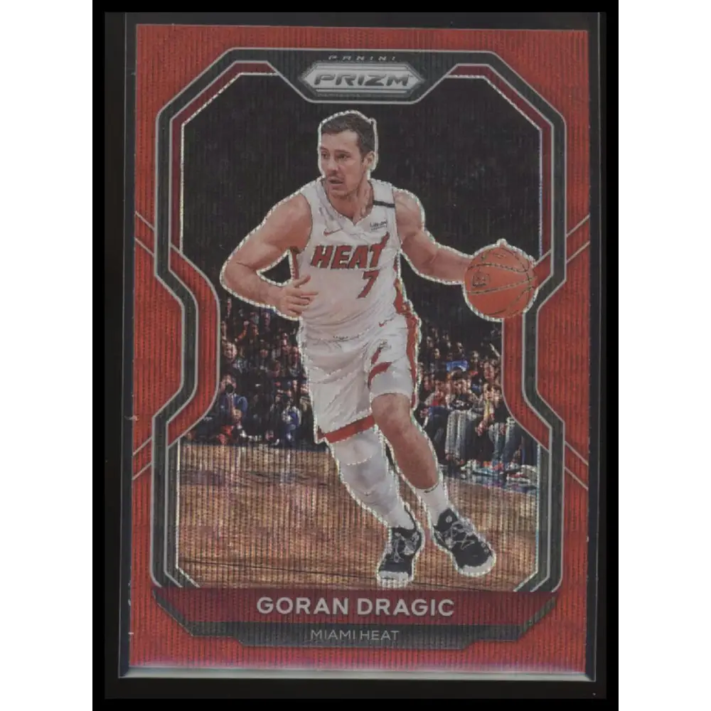 2020-21 Panini Prizm #179 Goran Dragic Red Ice Prizms