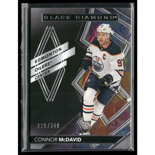 2020-21 Upper Deck Black Diamond #BDB-MC Connor McDavid #/349