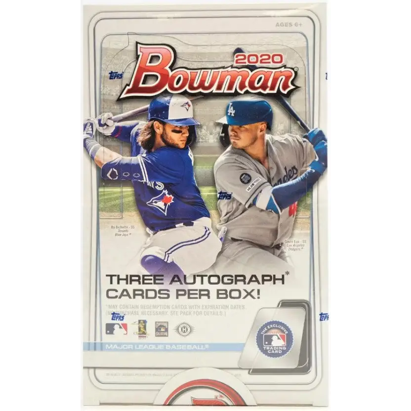 2020 Bowman Baseball Hobby Jumbo Box