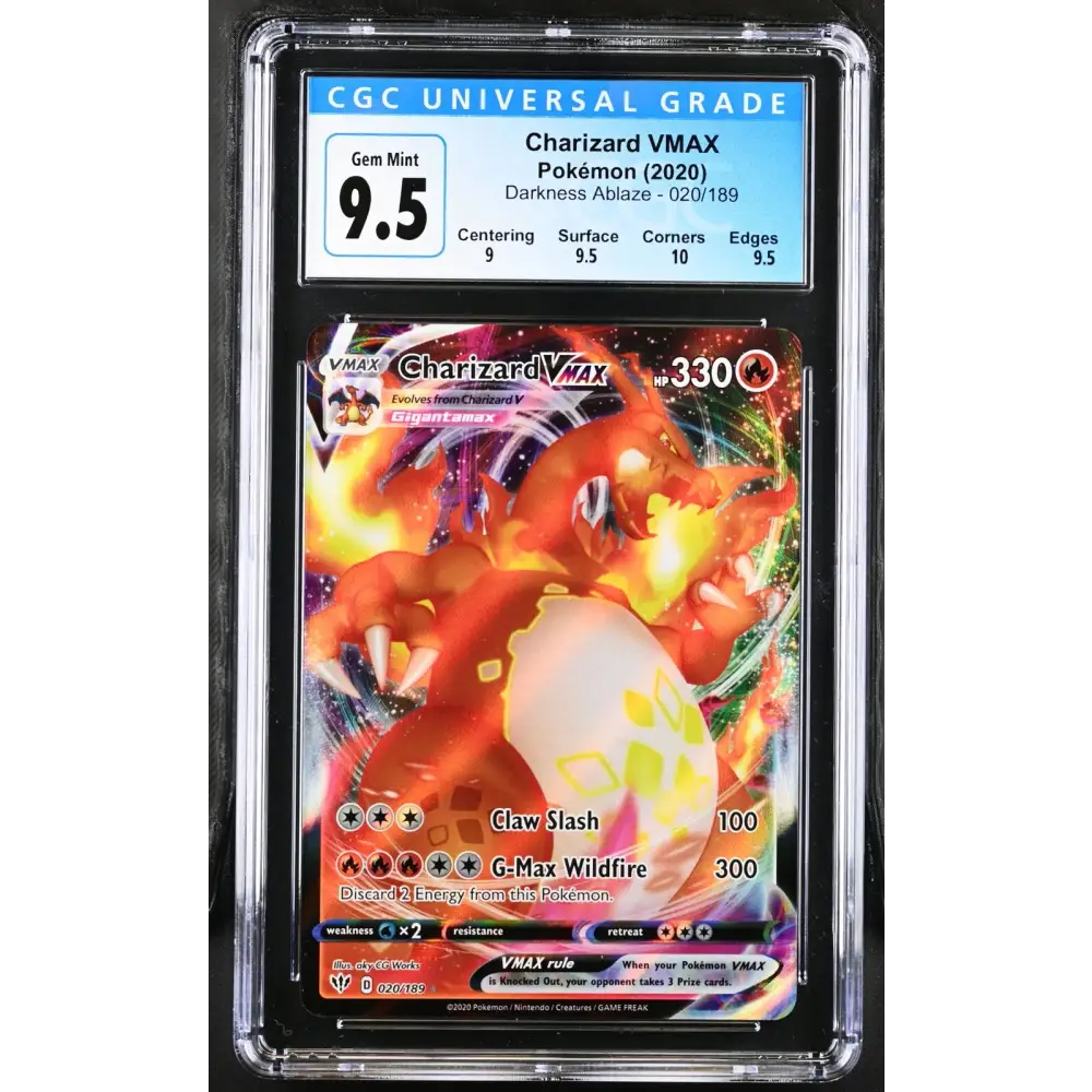 2020 Darkness Ablaze #020/189 Charizard VMAX - CGC 9.5