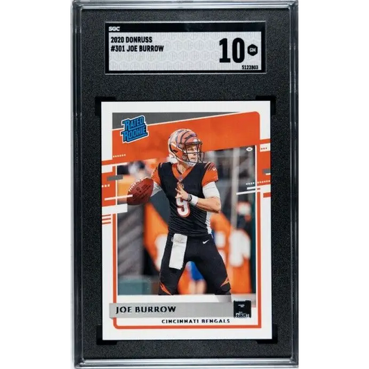 2020 Donruss #301 Joe Burrow SGC 10