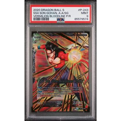 2020 DRAGON BALL SUPER UNISON WARRIOR SS4 GOHAN AWKN ABLTY #P-243 - PSA 9 - Graded DBZ PSA 9