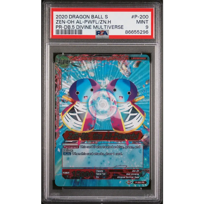 2020 DRAGON BALL SUPER ZEN-OH AL-PWFL/ZN.H #P-200 - PSA 9 - Graded DBZ PSA 9