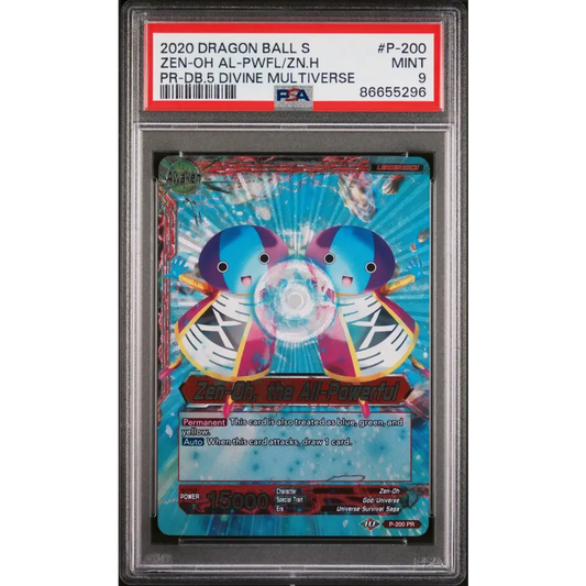 2020 DRAGON BALL SUPER ZEN-OH AL-PWFL/ZN.H #P-200 - PSA 9 - Graded DBZ PSA 9