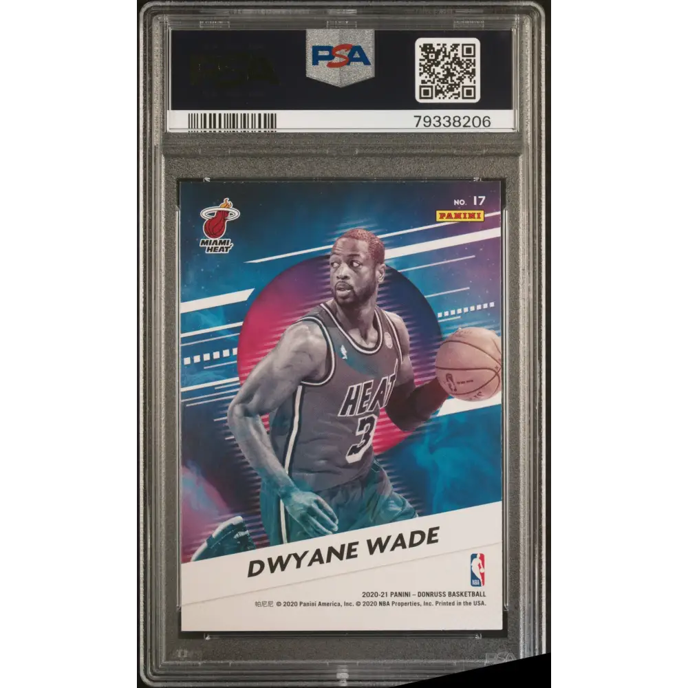 2020 PANINI DONRUSS RETRO SERIES DWYANE WADE #17 - PSA 10 - Graded Sports Cards PSA 10