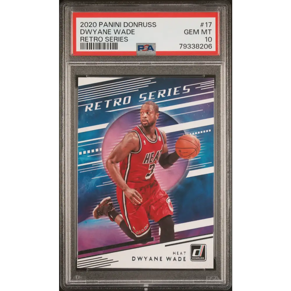 2020 PANINI DONRUSS RETRO SERIES DWYANE WADE #17 - PSA 10 - Graded Sports Cards PSA 10