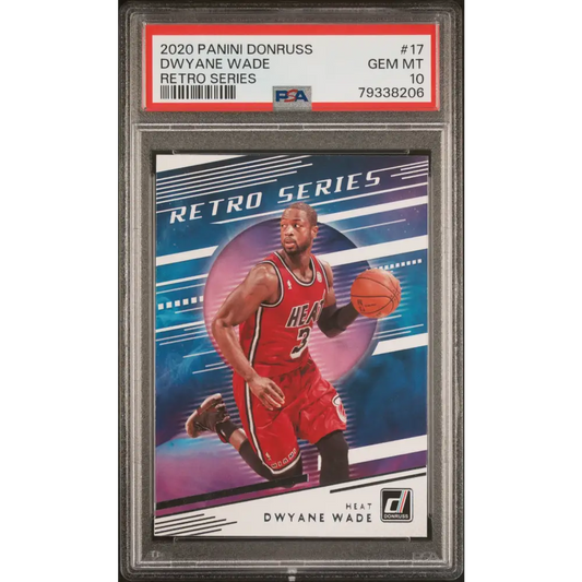 2020 PANINI DONRUSS RETRO SERIES DWYANE WADE #17 - PSA 10 - Graded Sports Cards PSA 10