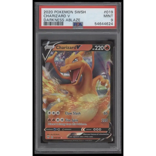2020 Pokemon Darkness Ablaze #019 Charizard V PSA 9
